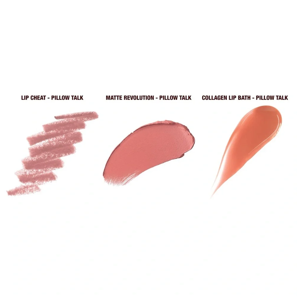Charlotte Tilbury Pillow Talk iconic mini Lip Kit - new in box‎